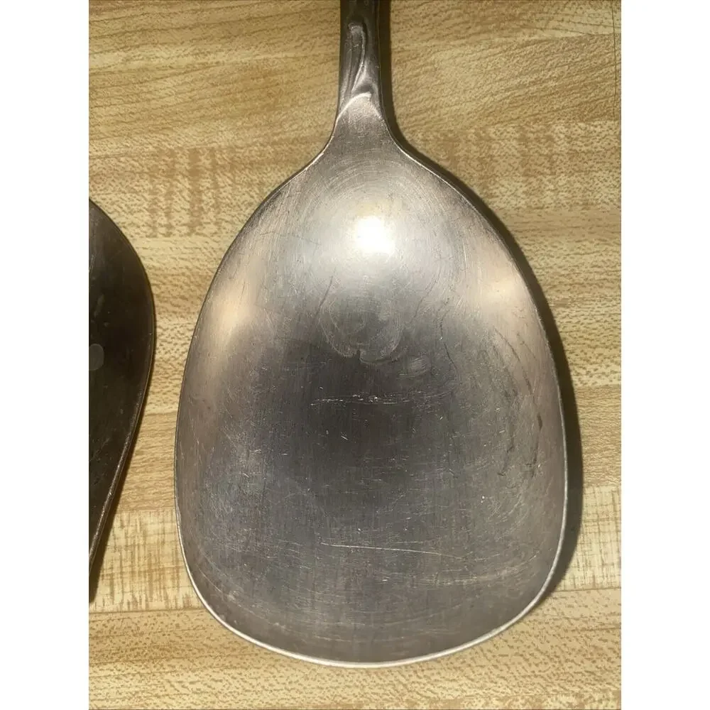 Vintage International Deepsilver Serving Pair Spoon Fork Silver Plate